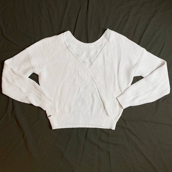 Hollister Sweaters - Hollister Lace Wrap Sweater S